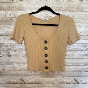 Zara Knit Cropped Top